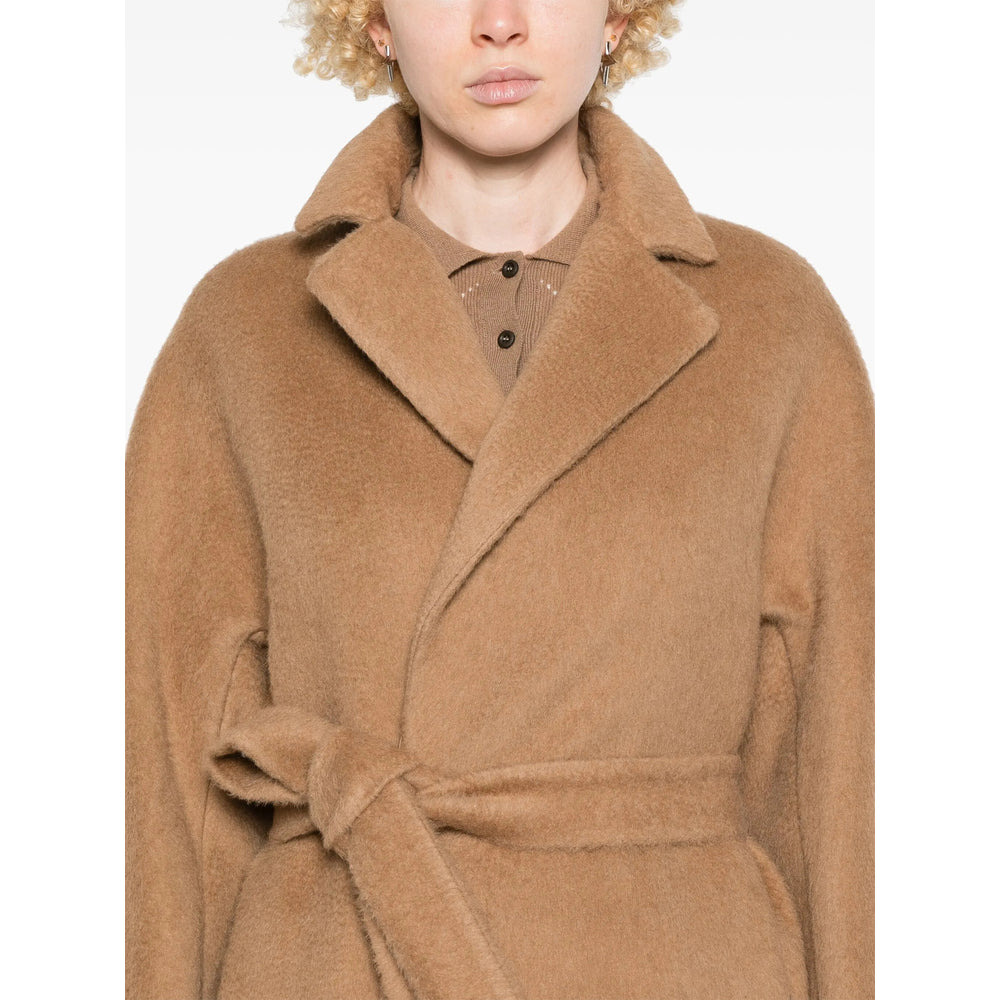 Herno Neutrals Coats - Single Breasted Coats Women - 3