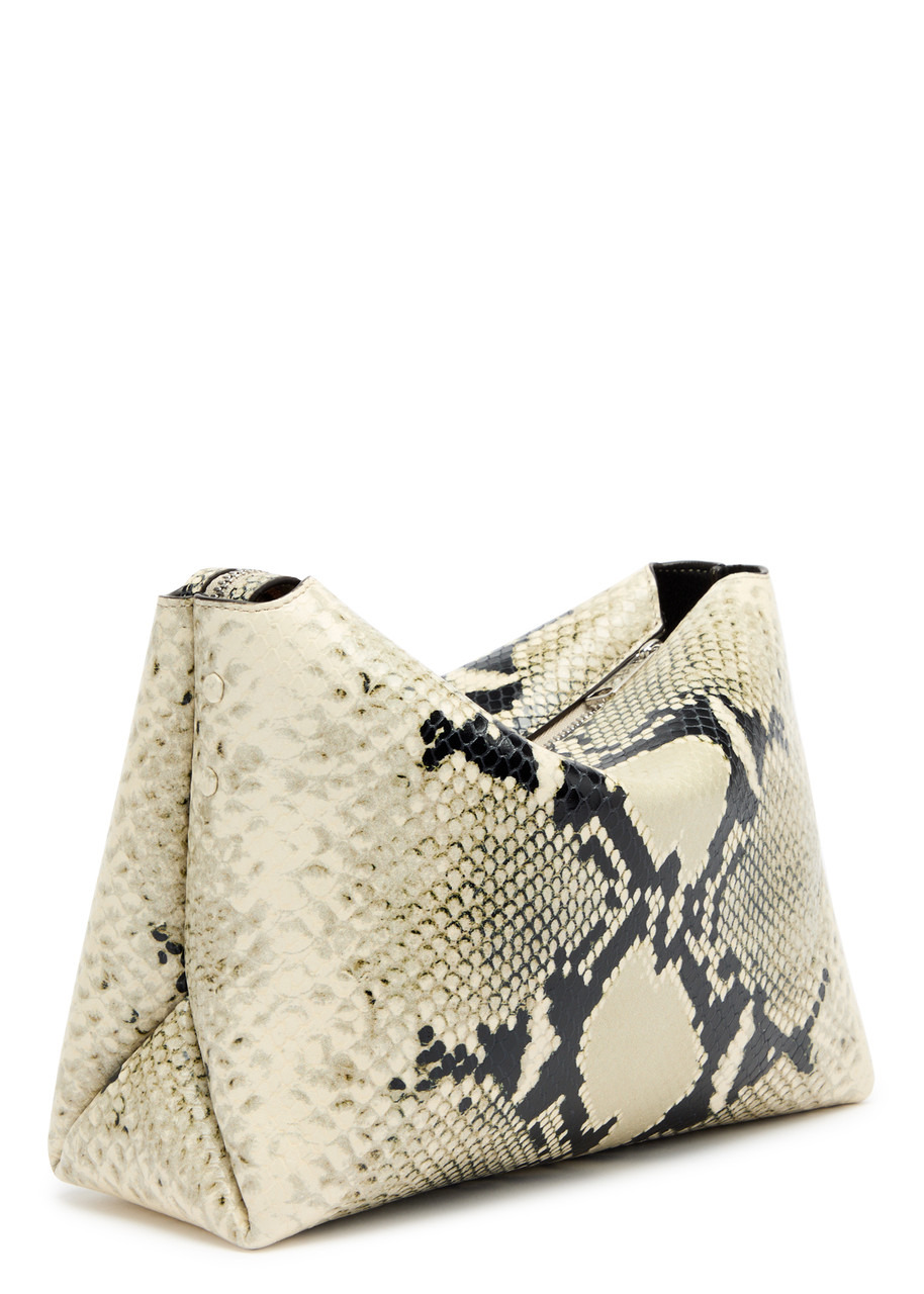 Khaite Lina Medium Snake-effect Leather Cross-body bag - 2