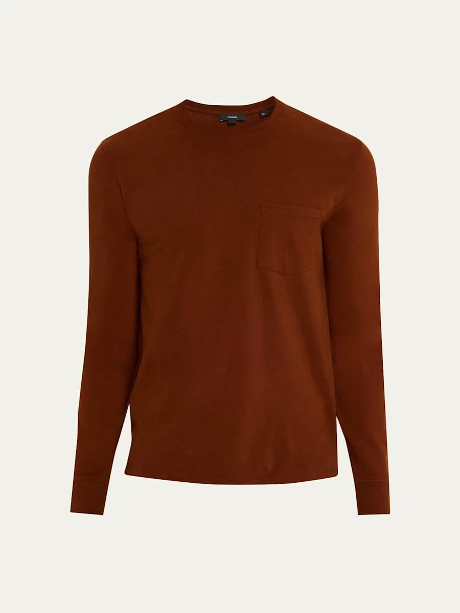 Men's Sueded Jersey T-Shirt - 1