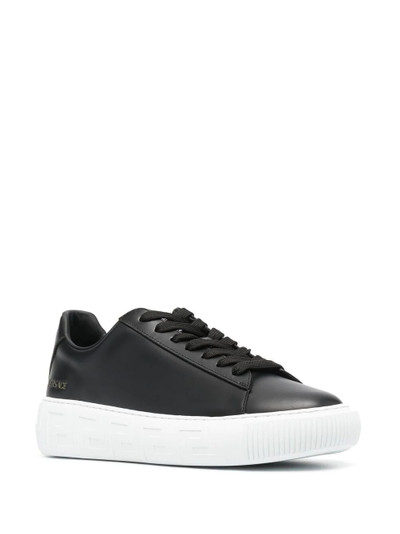 VERSACE Greca lace-up sneakers outlook