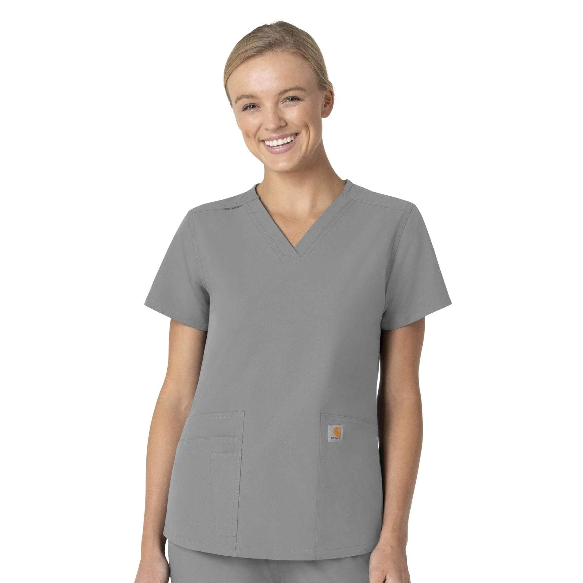 Women's Force Essentials V-Neck Scrub Top - 1