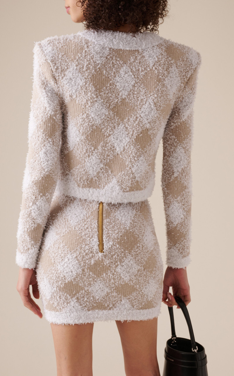 Cropped Tweed Jacket white 4