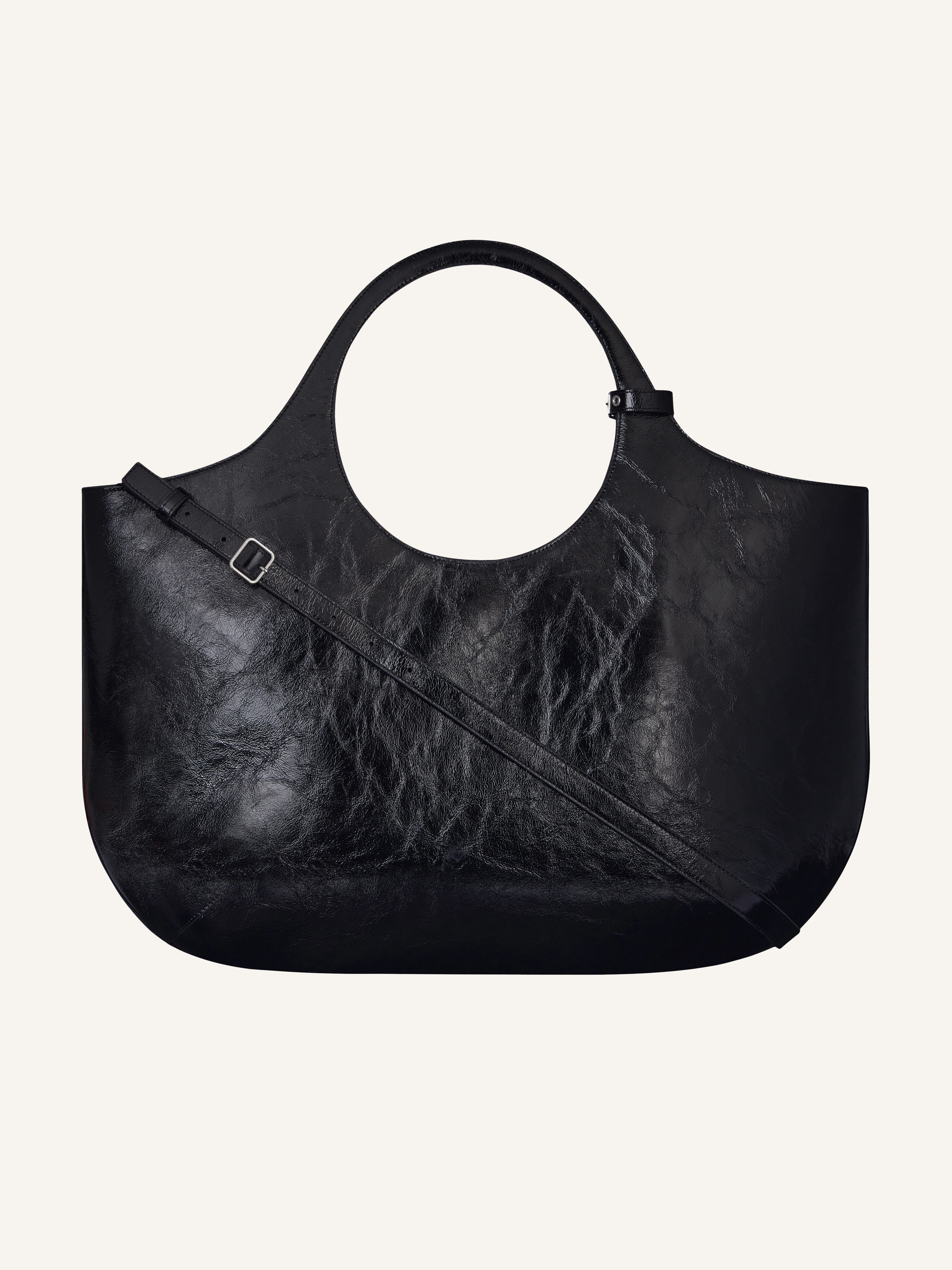 MAXI HOLY NAPLACK LEATHER BAG - 3