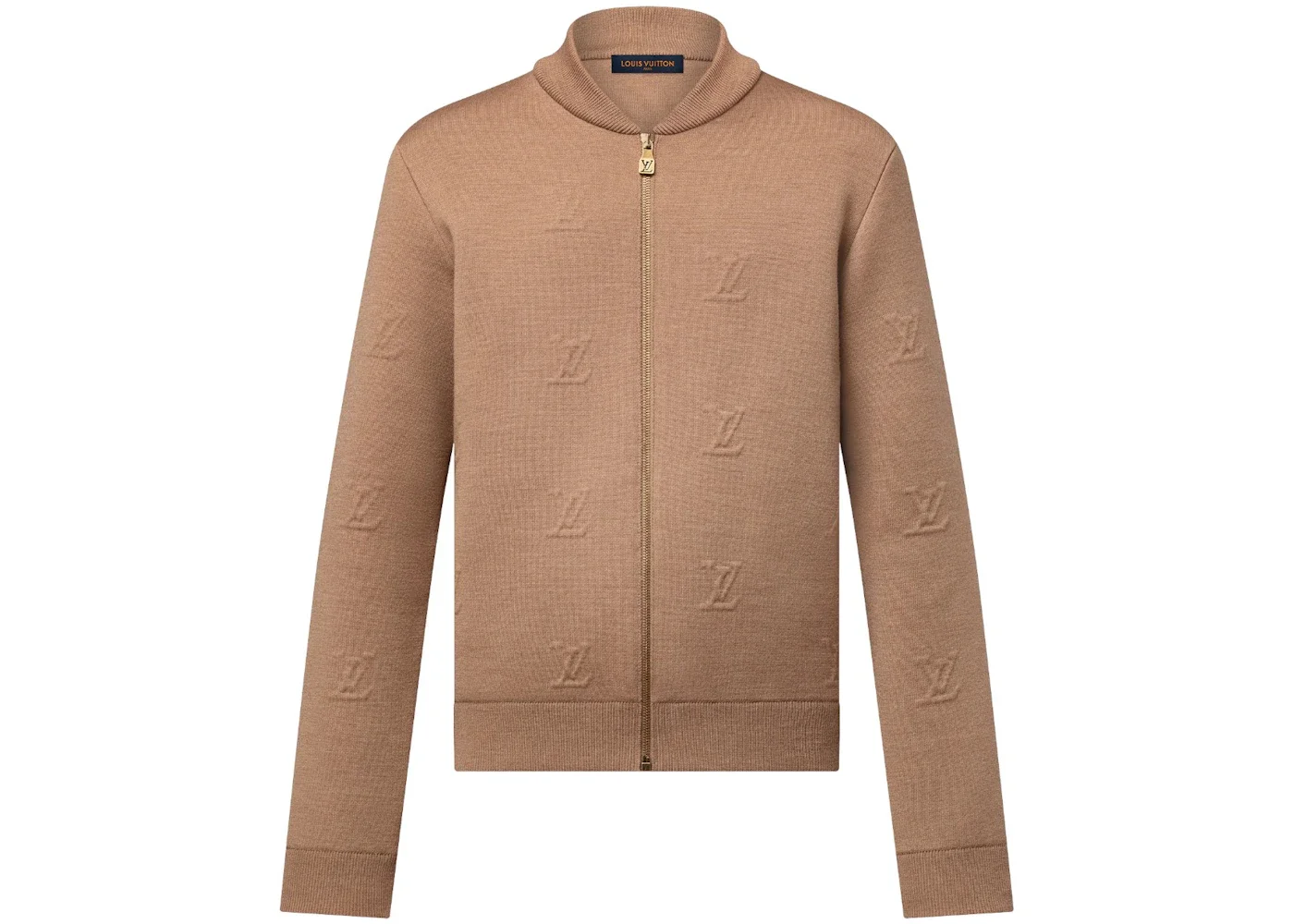 Louis Vuitton LV Blason Zipped Blouson Beige - 1
