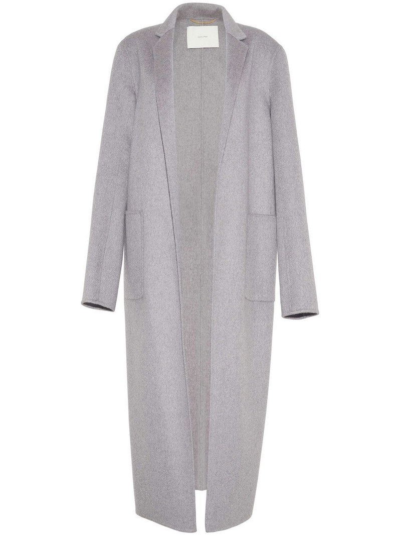 Vanessa open-front cashmere coat 1