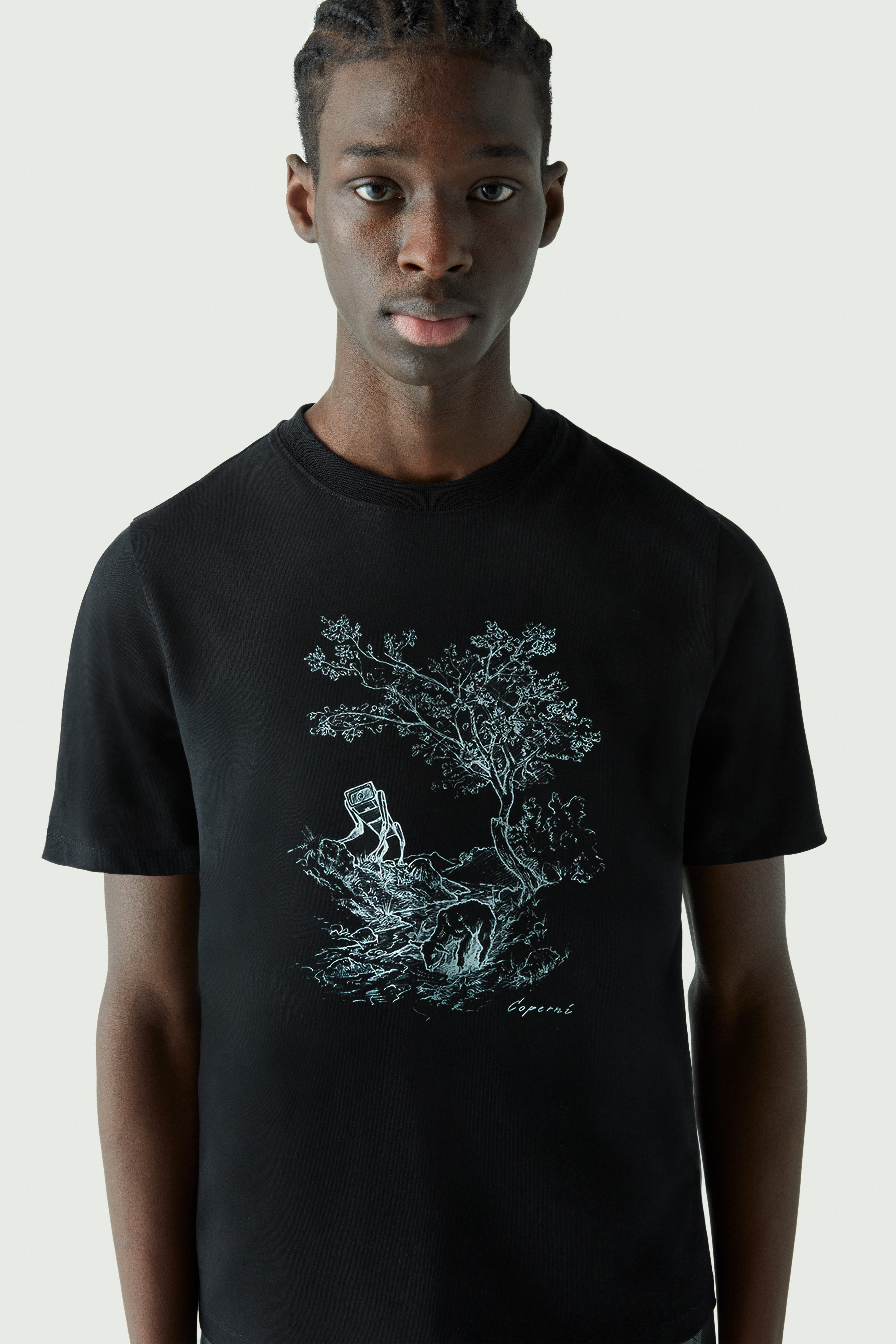 Toile De Jouy Print Logo Boxy T-Shirt - 5
