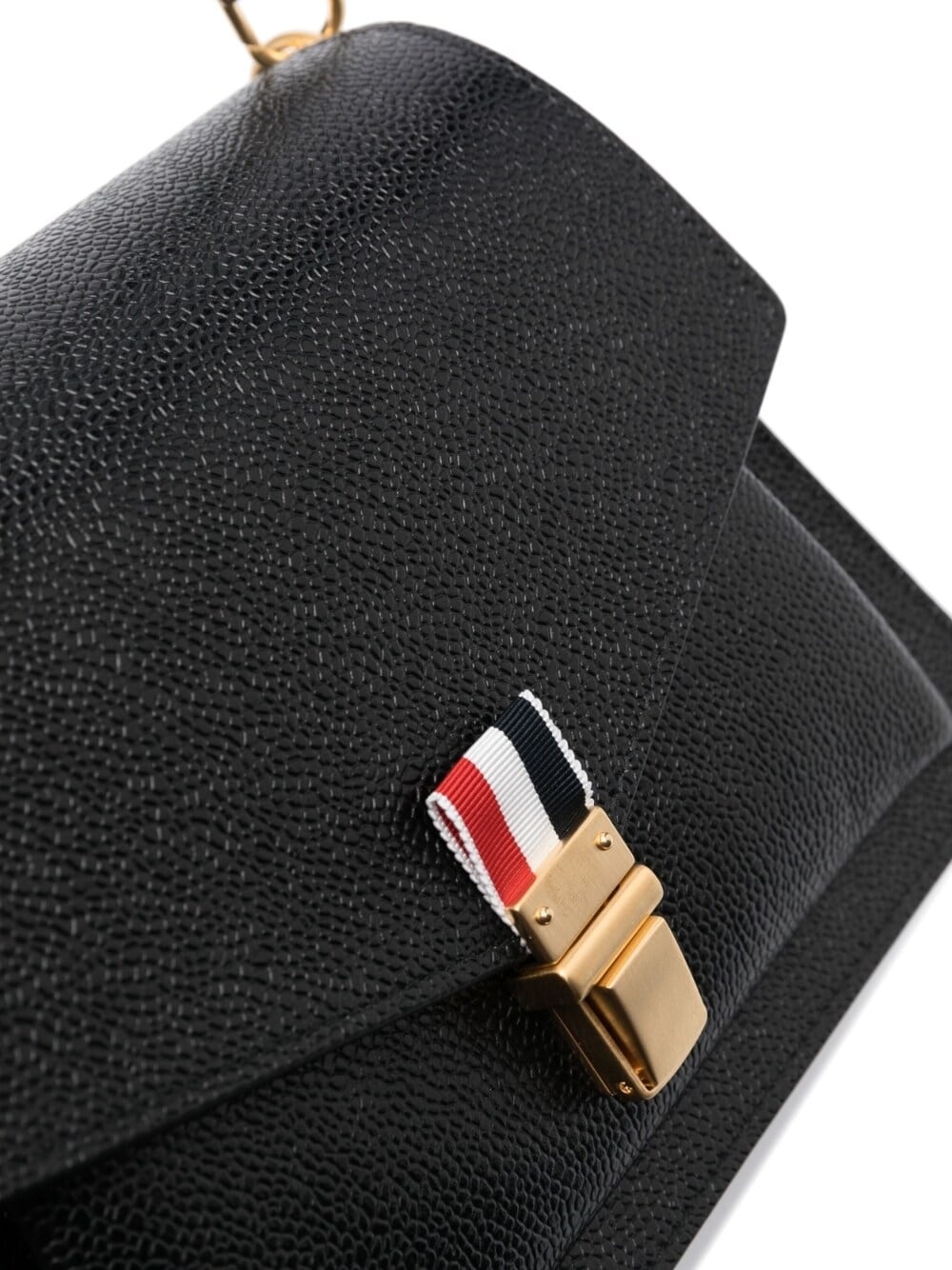 Trapeze pebbled leather tote bag - 4