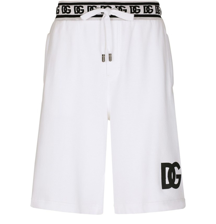 Jogging shorts with DG embroidery and DG Monogram - 1