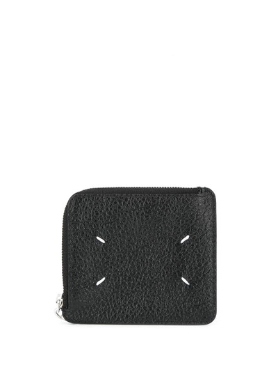 Maison Margiela four-stitch zipped cardholder outlook