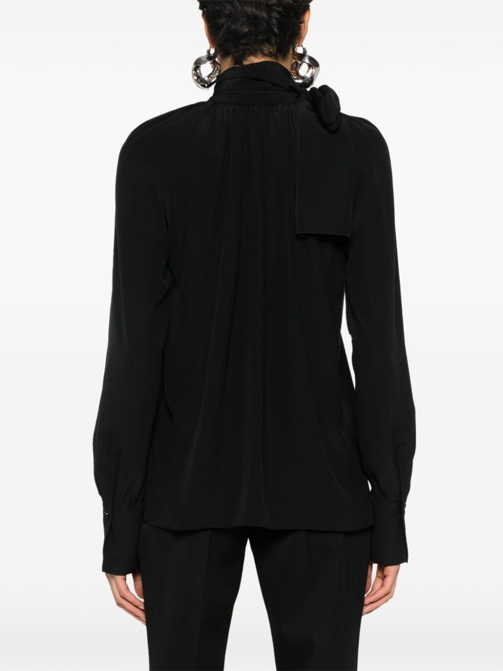 4G silk crepe blouse - 4