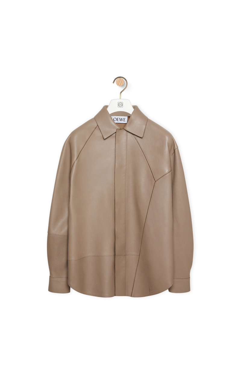 Puzzle shirt in nappa - 1