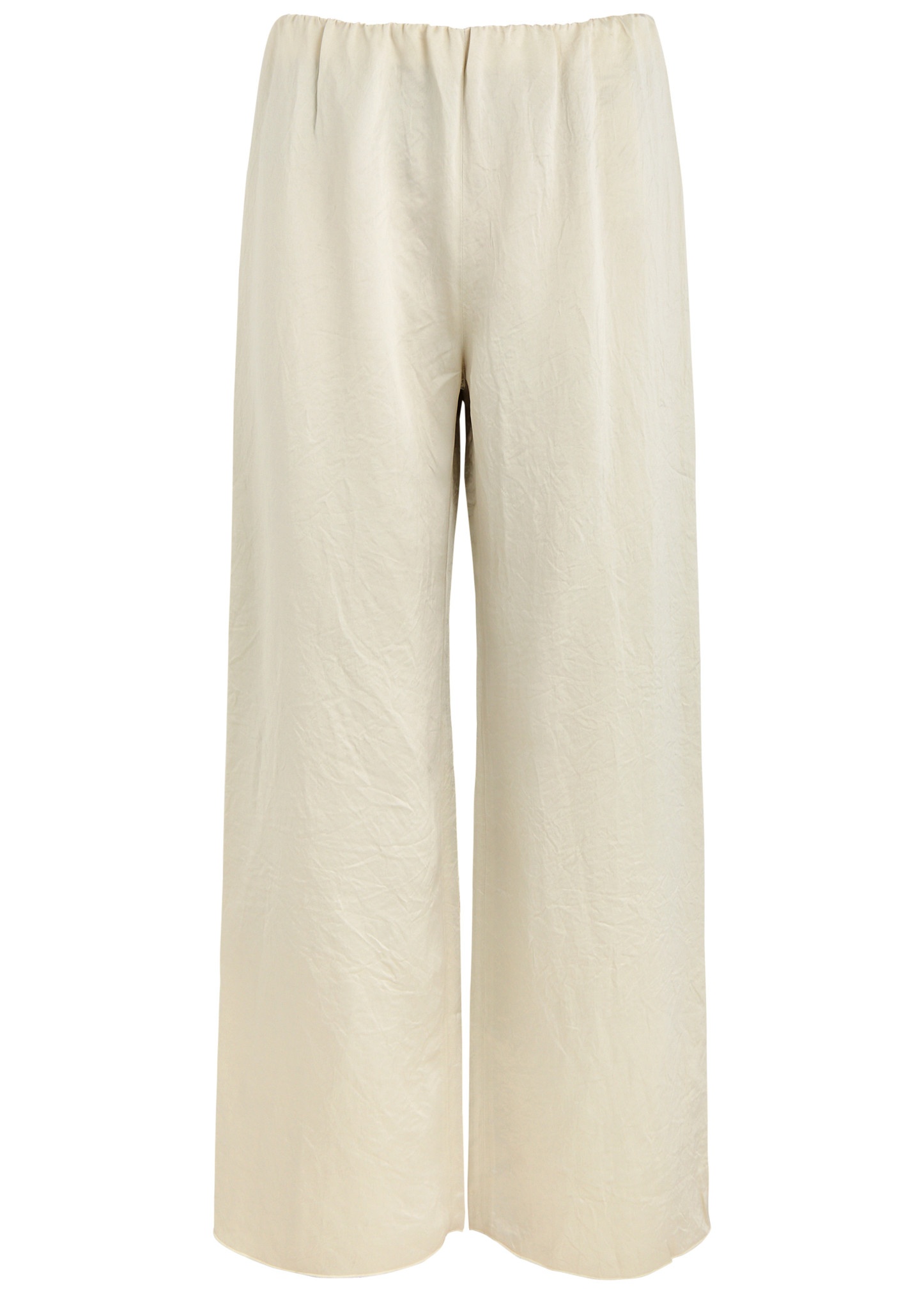 Brenda crinkled satin trousers - 1