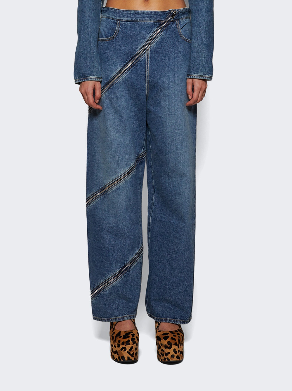 Spiral Pants Blue - 2