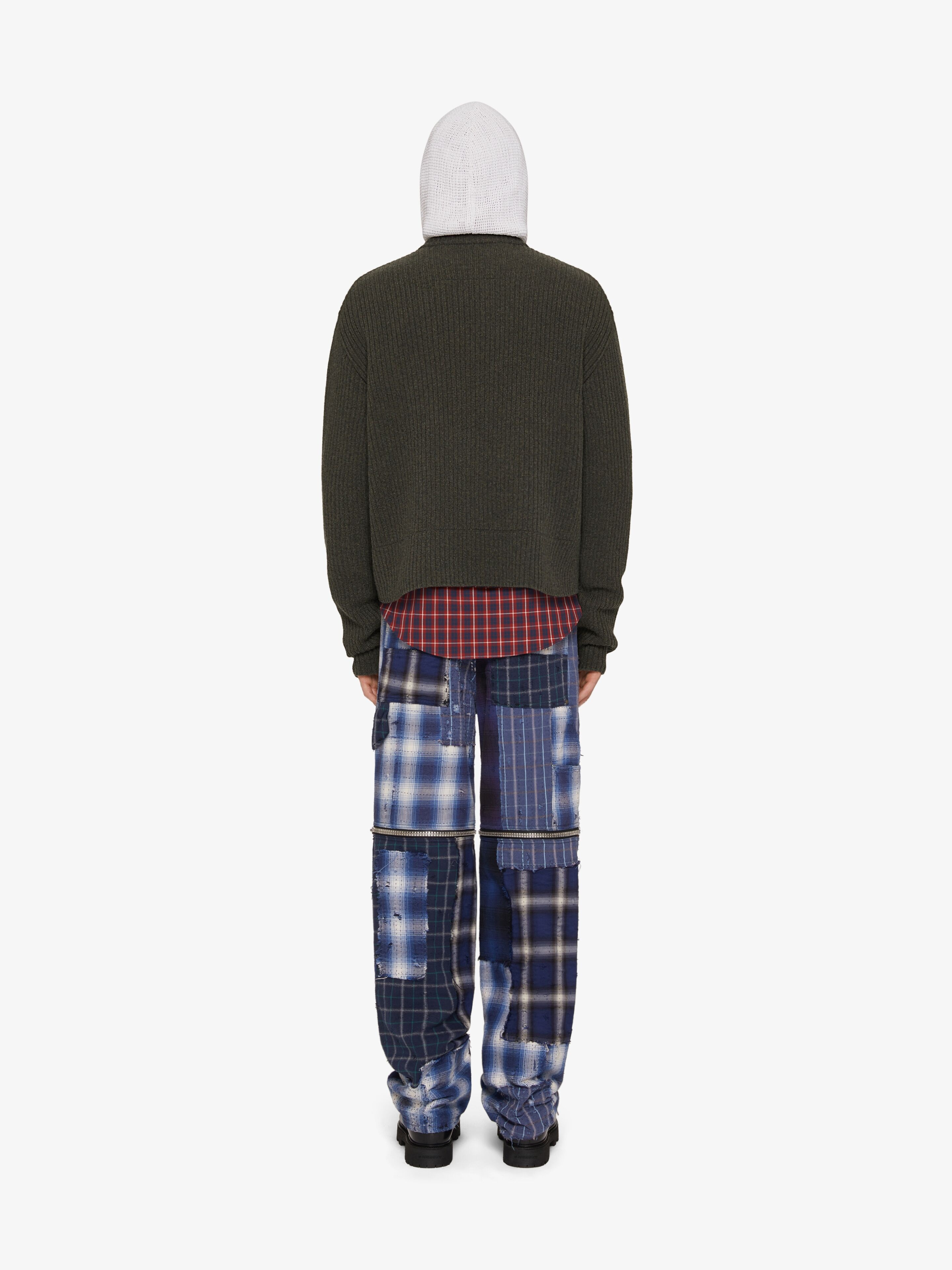 OVERSIZED CARDIGAN IN WOOL WITH FRONT ZIP - 4