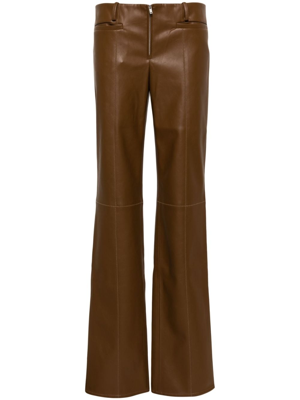 Cida faux-leather trousers - 1