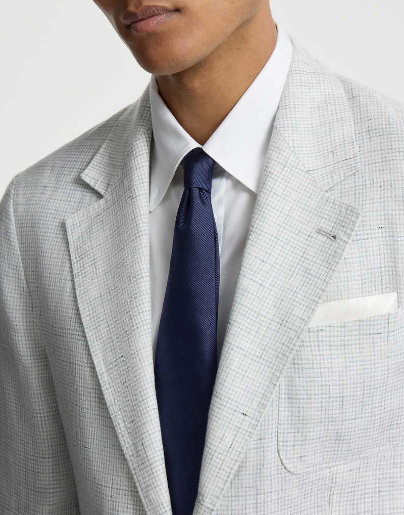 Textured silk twill tie 3