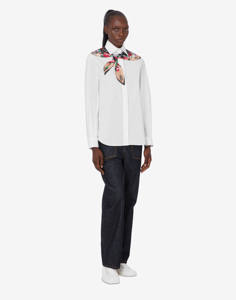 Moschino PRINTED STRETCH COTTON POPLIN SHIRT outlook