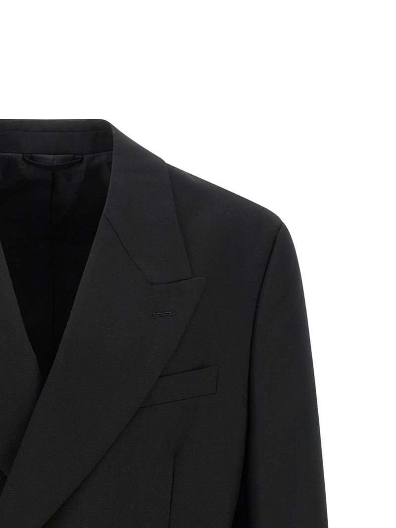 double-breasted peaked-lapel blazer 4