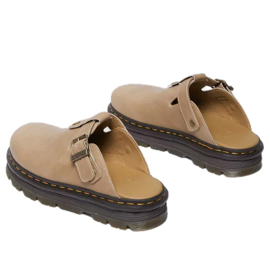 Dr. Martens Zebzag Leather Casual Slingback Platform Mules 'Porcelain Tan' 40684960 - 5