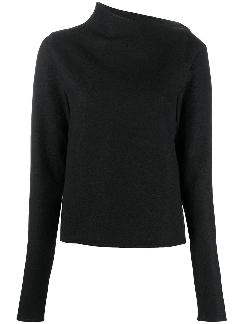 asymmetric neck jumper - 1