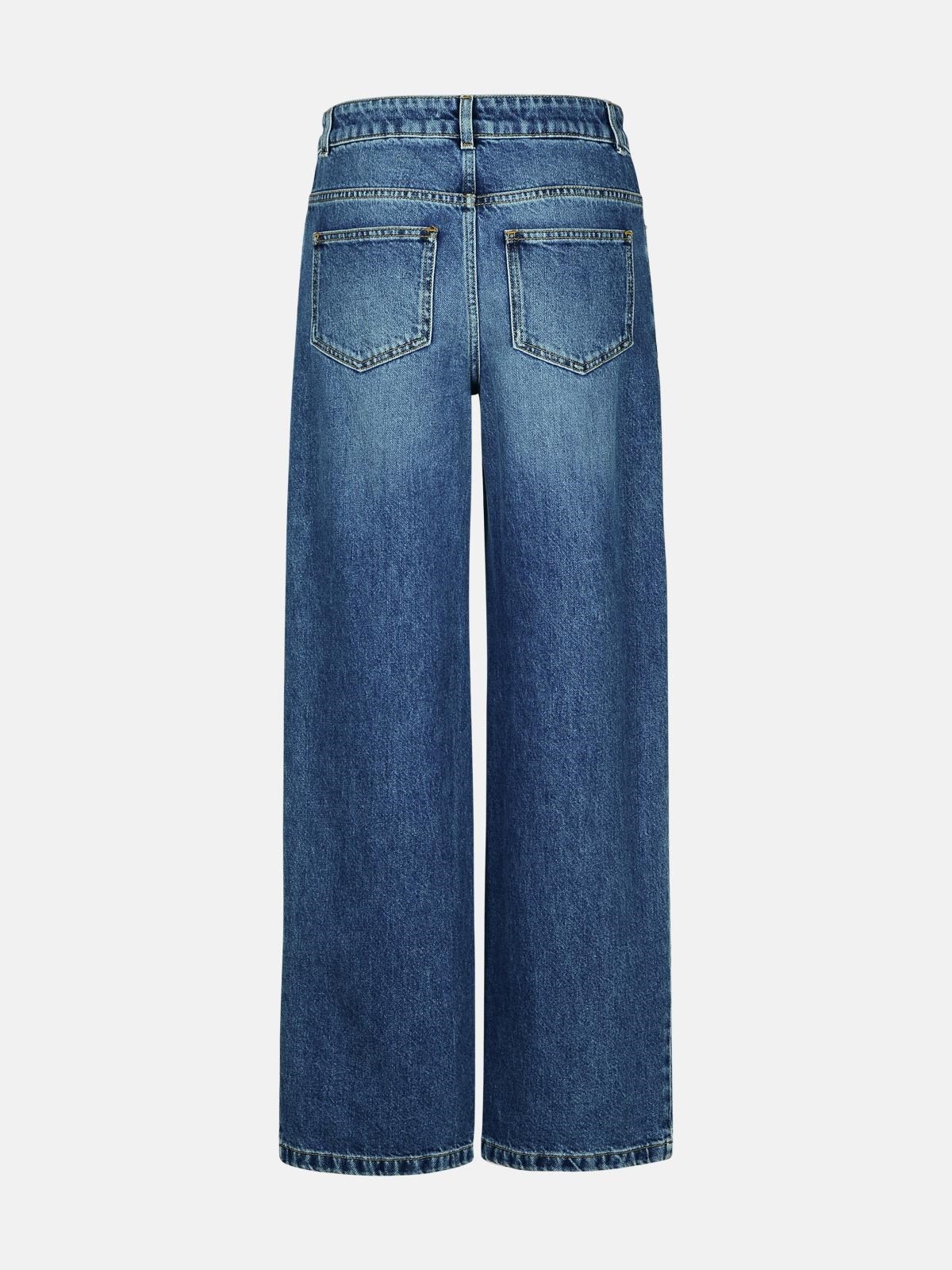 BLUE COTTON JEANS - 3