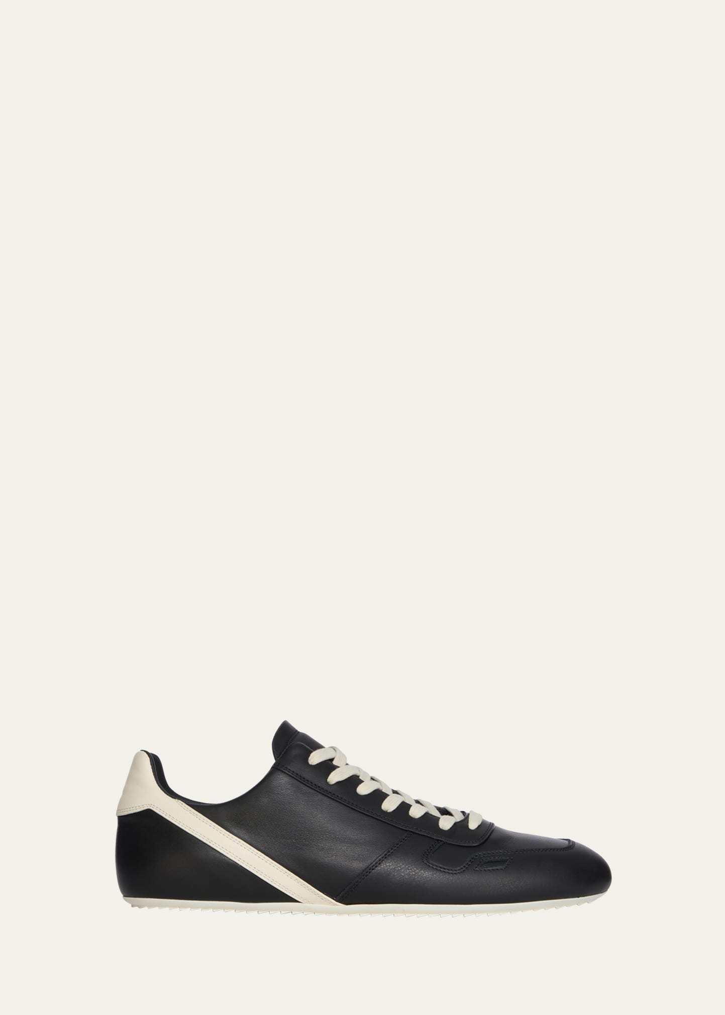 Men's Minimal Sneak Calf Leather Low-Top Sneakers - 1