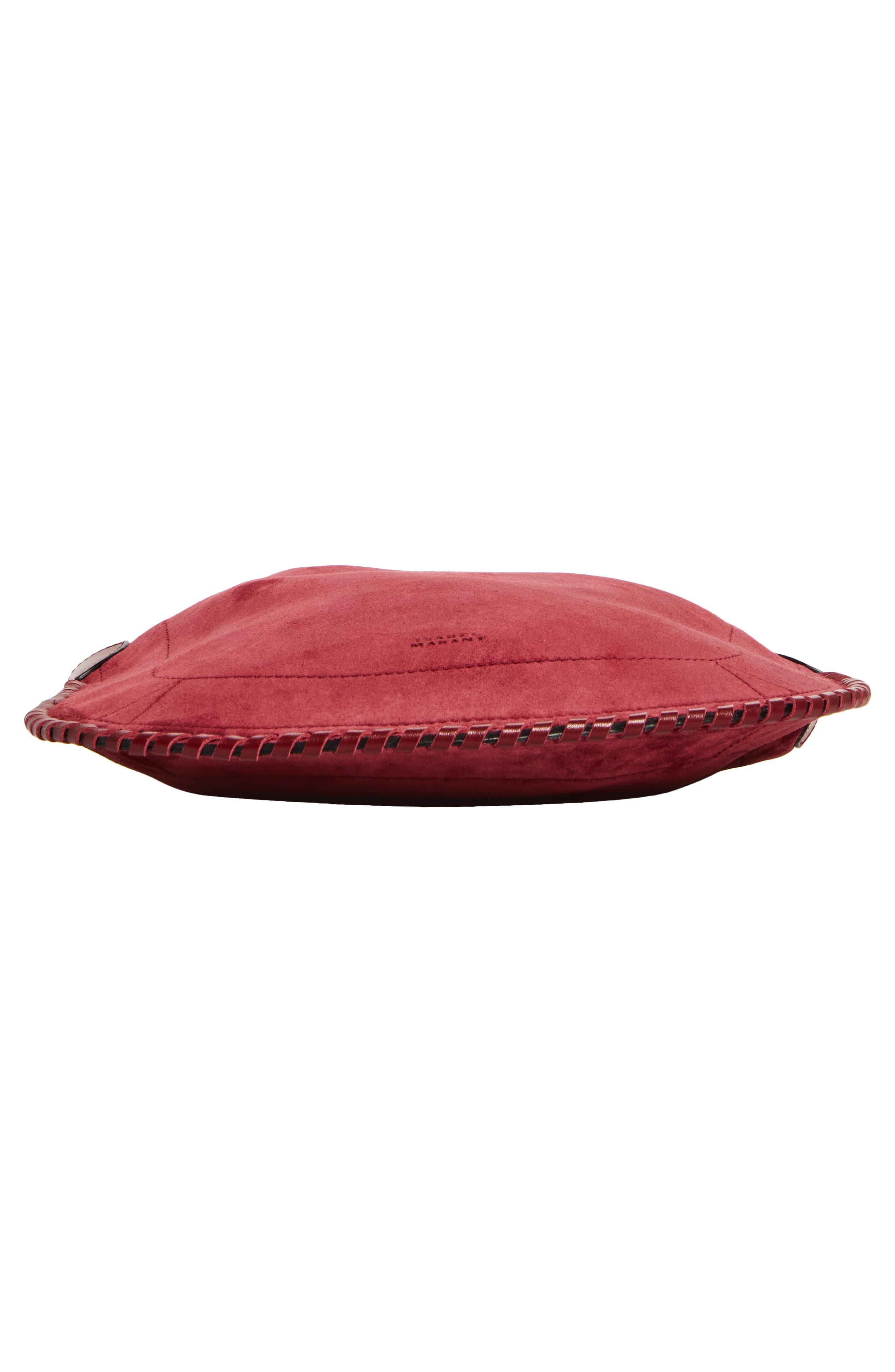 Isabel Marant Oskan XO Capsule Suede Shoulder Bag in Raspberry at Nordstrom - 6