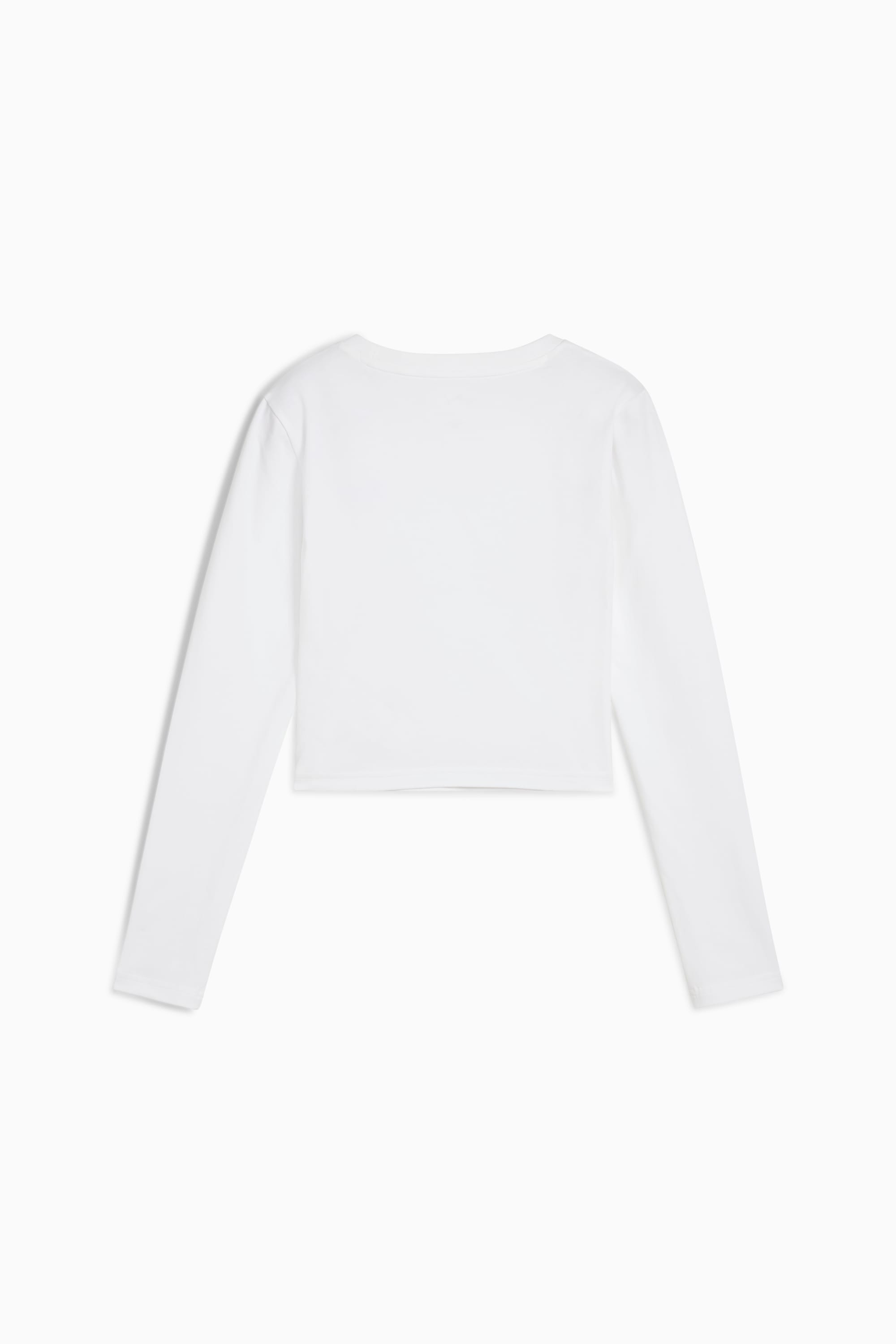 PUMA Wardrobe Essentials Women's Cropped Long Sleeve Tee - 2