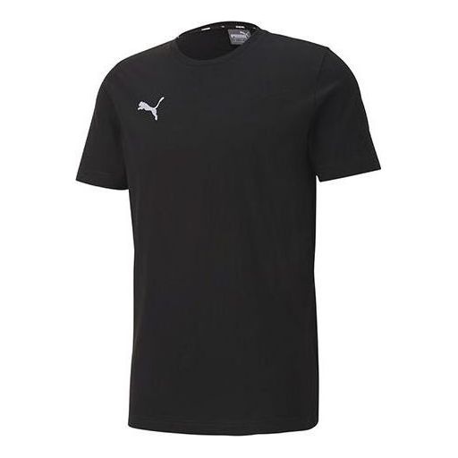 PUMA Essential Regular Fit Logo Printed T-Shirt 'Black' 656578-03 - 1