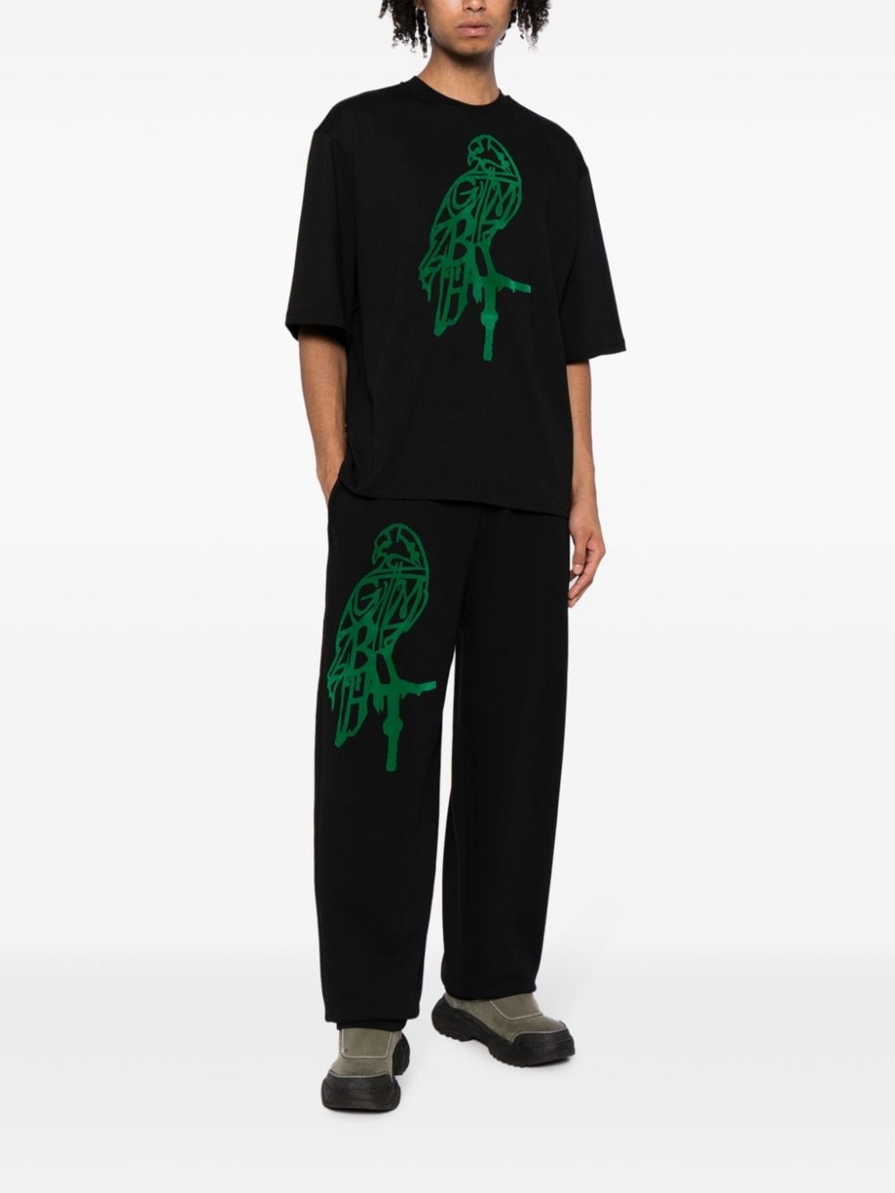graphic-print track pants - 2