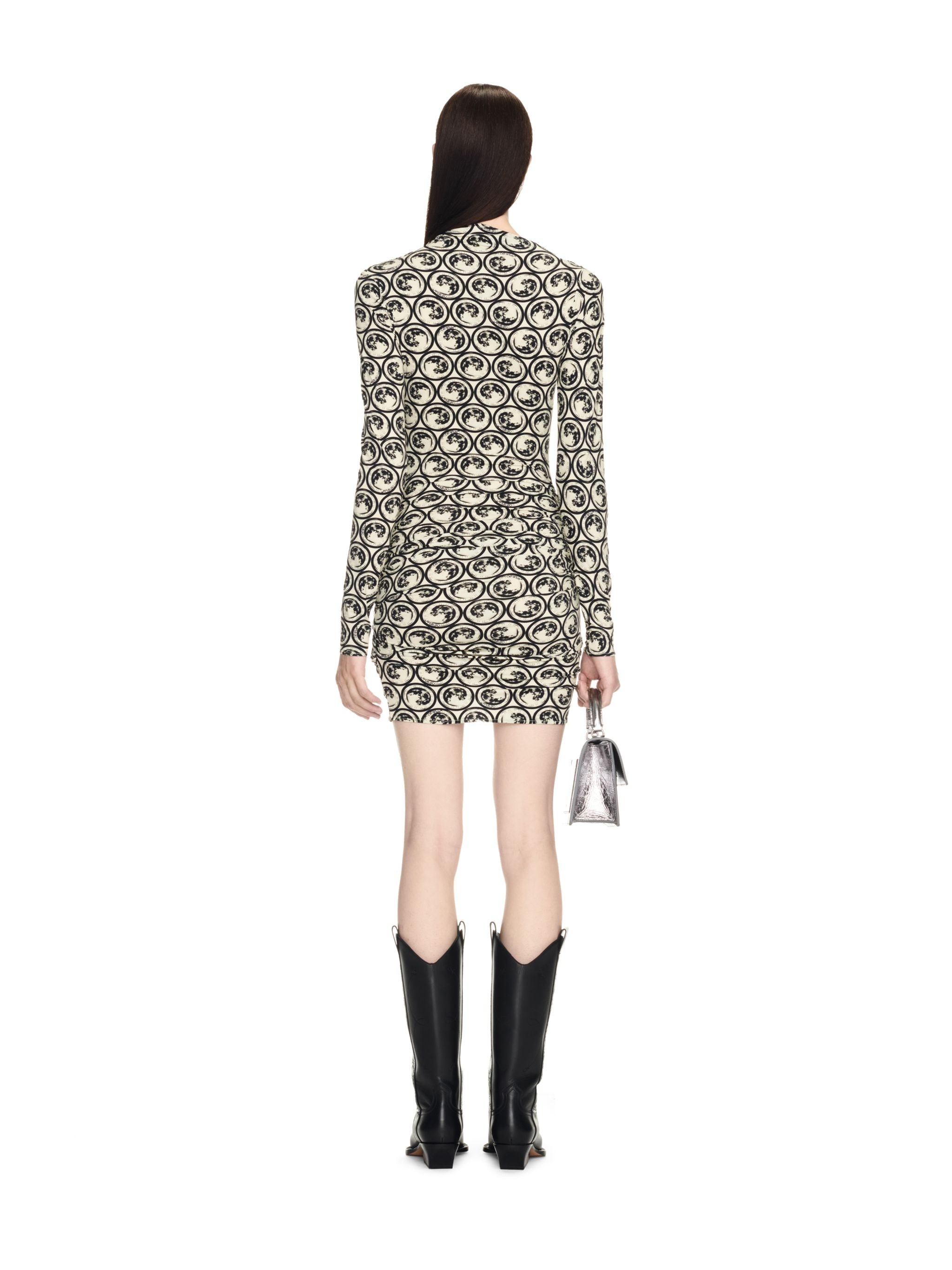 Moon Sec Skin Twist Mini Dres - 4