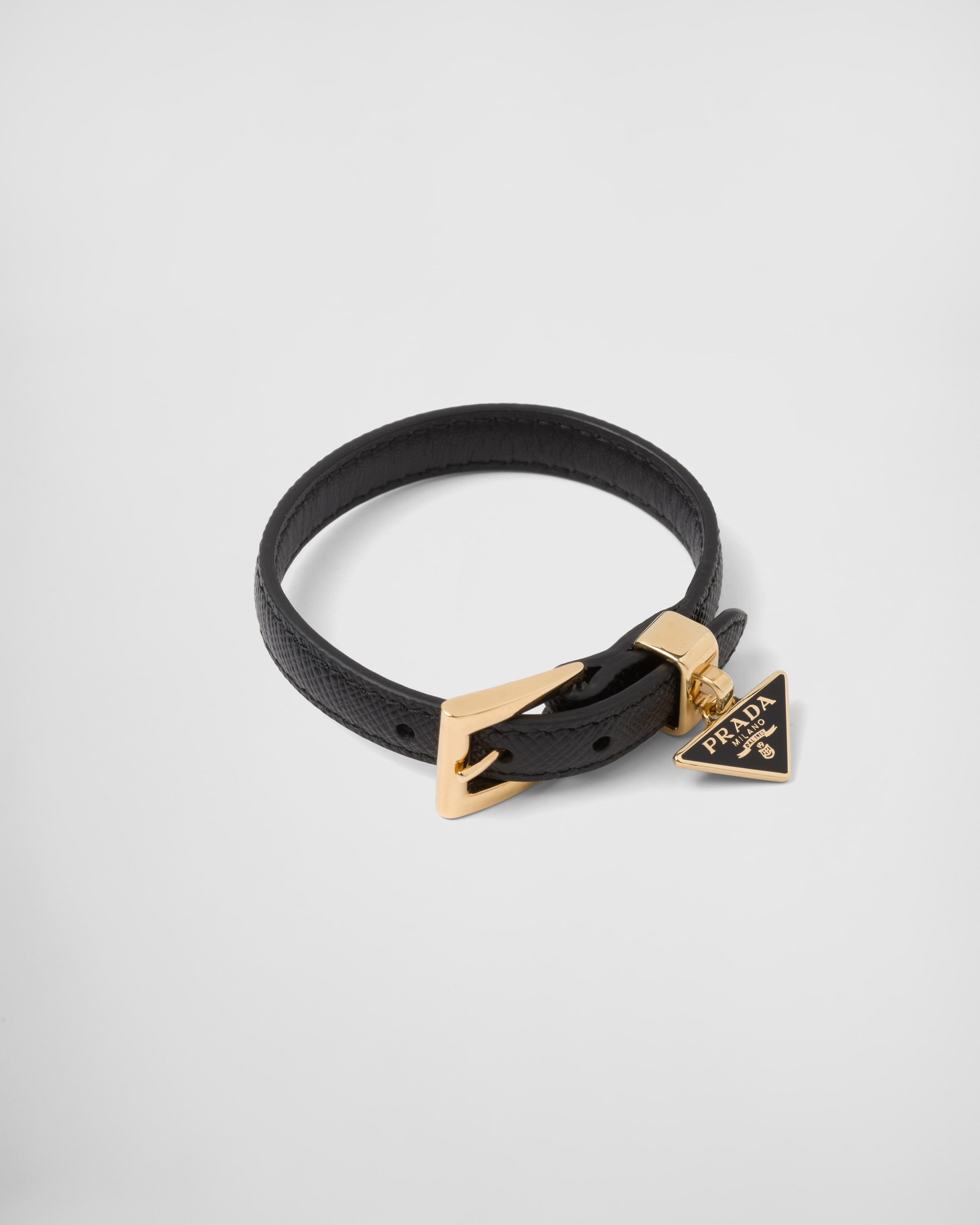 Saffiano leather bracelet - 1