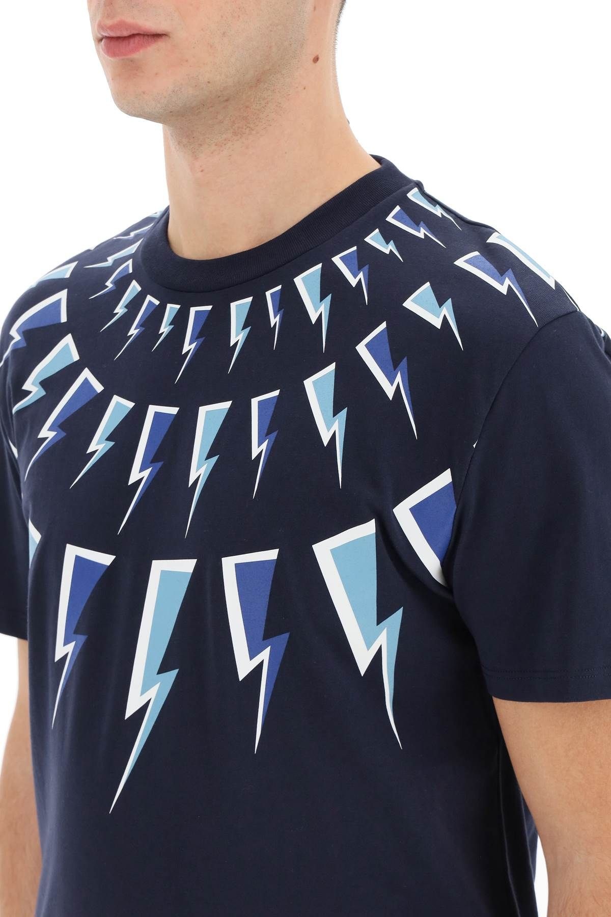 FAIR-ISLE COMIC BOLTS T-SHIRT - 5