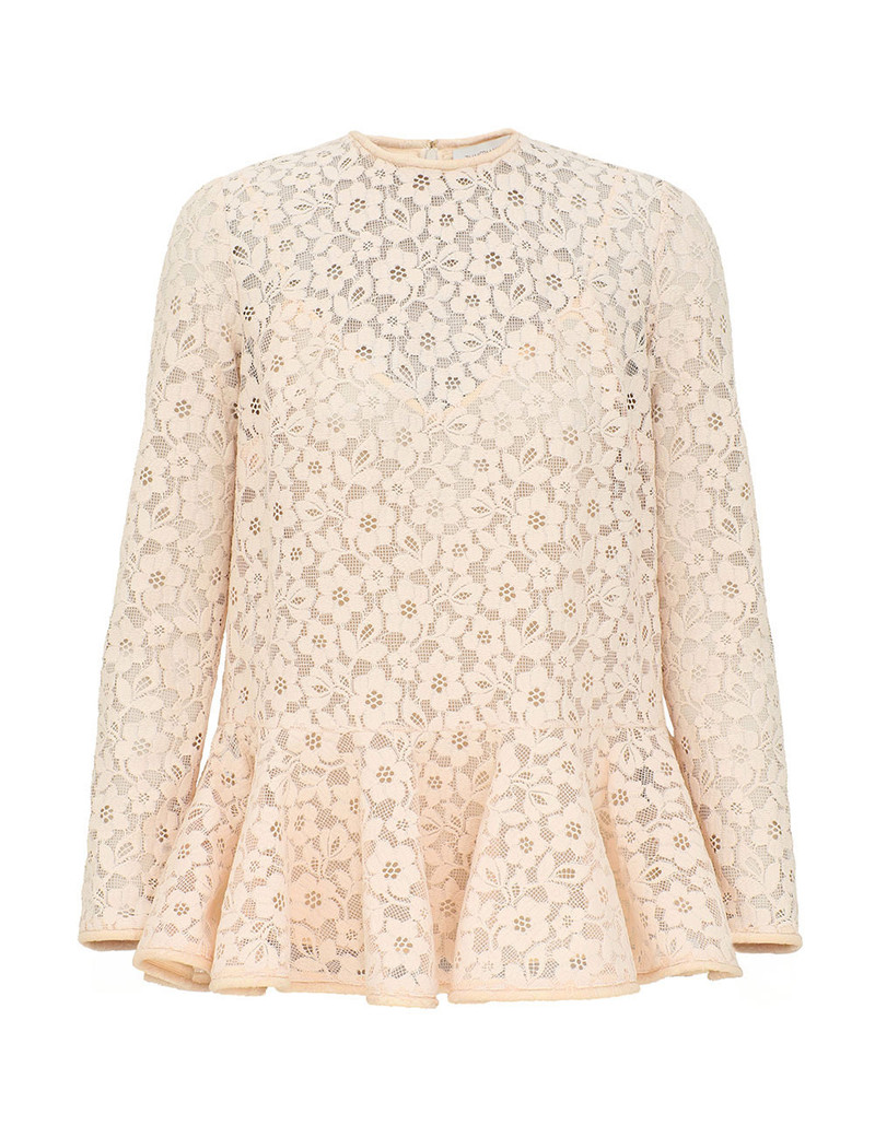 LACE PEPLUM BLOUSE 1