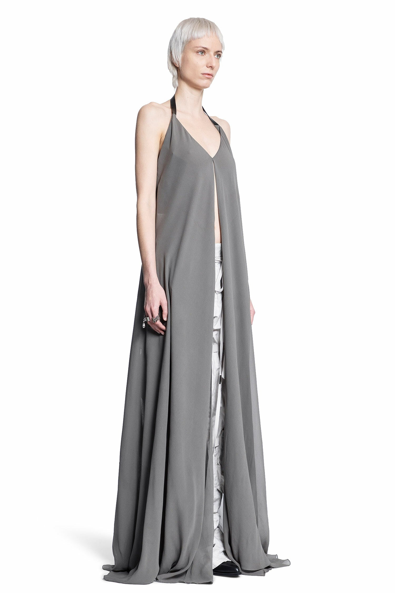 ANN DEMEULEMEESTER WOMAN GREY TOPS - 3