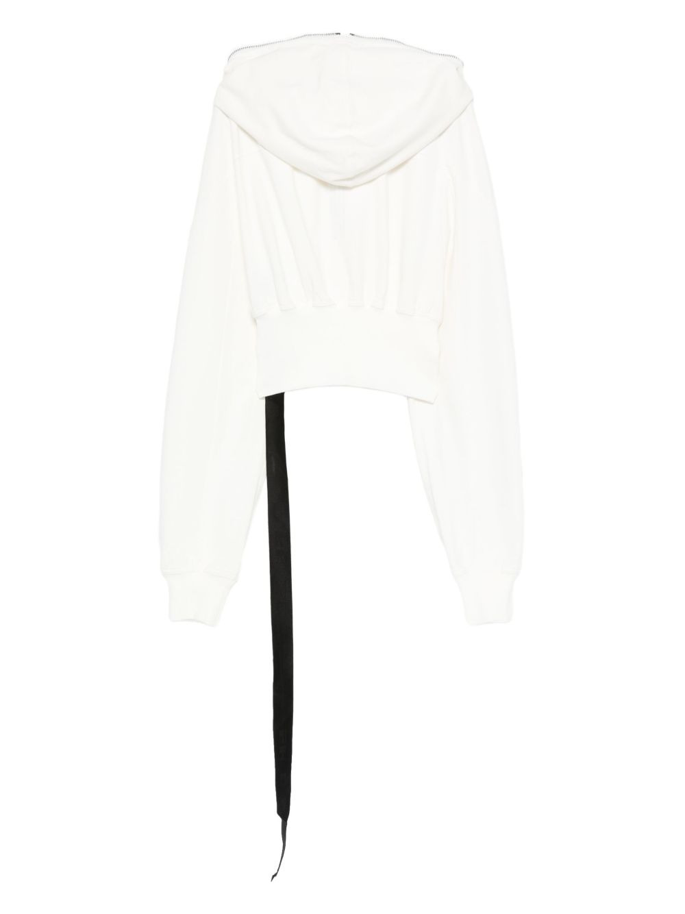 hooded zip-up top - 2