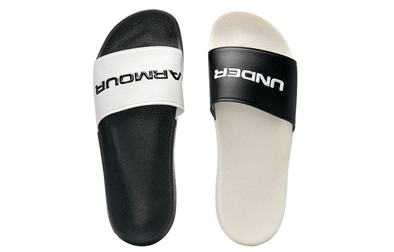 Under Armour Under Armour Core Remix Slides 'White Black' 3021282-103 outlook