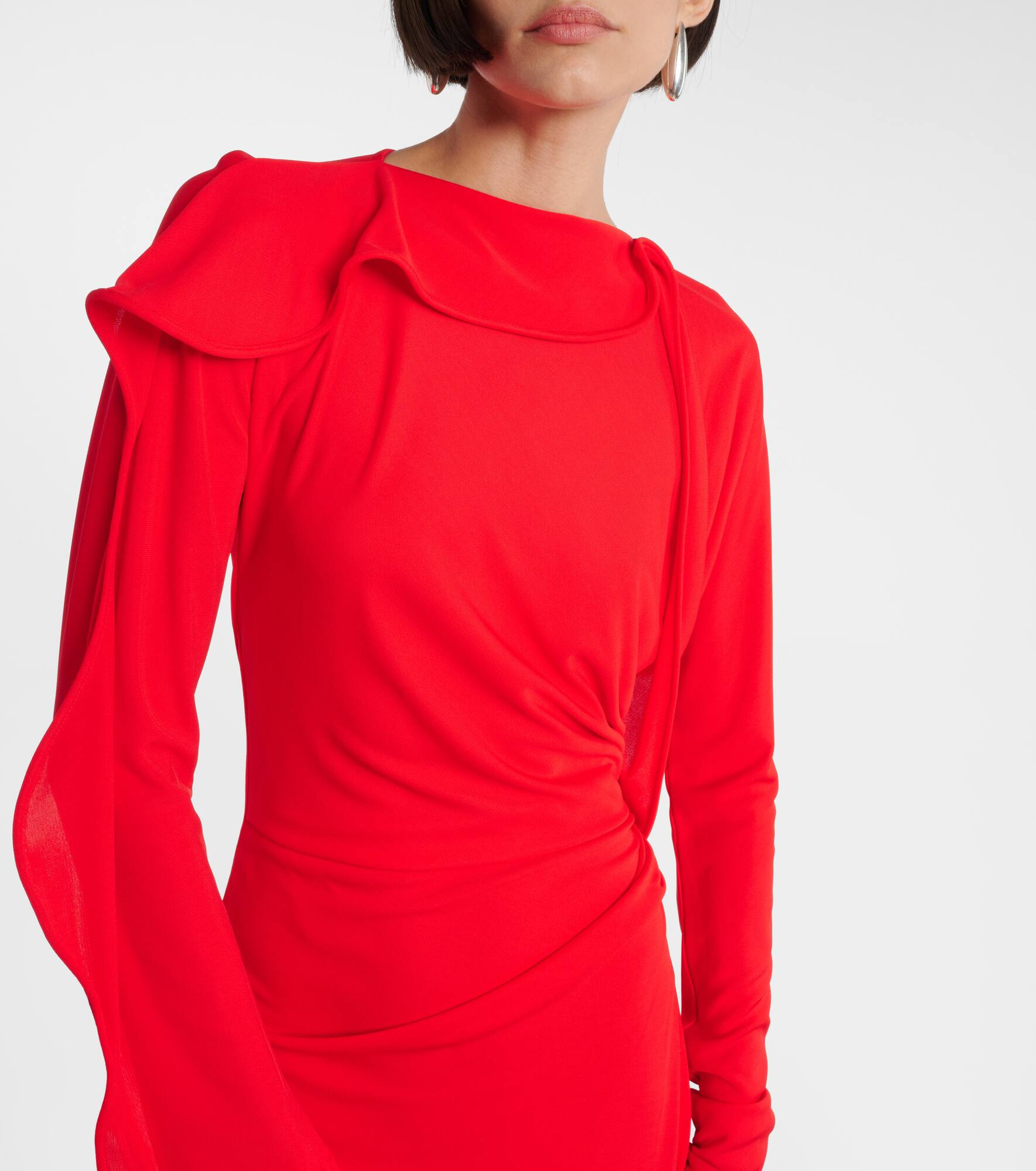 Draped maxi dress - 4
