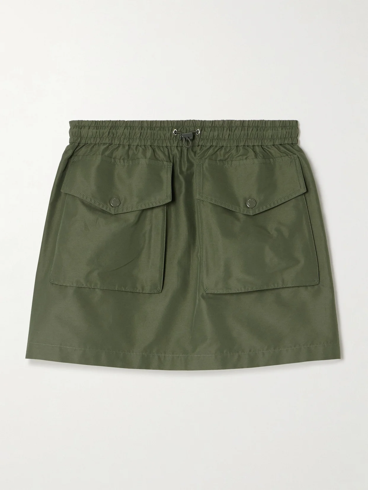 Taffeta Cargo Mini Skirt - 1