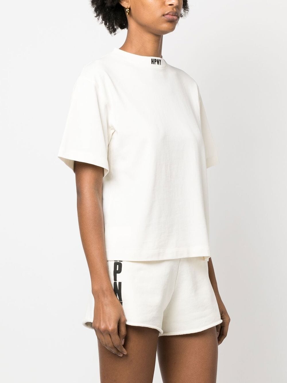 logo-print organic cotton T-shirt - 3