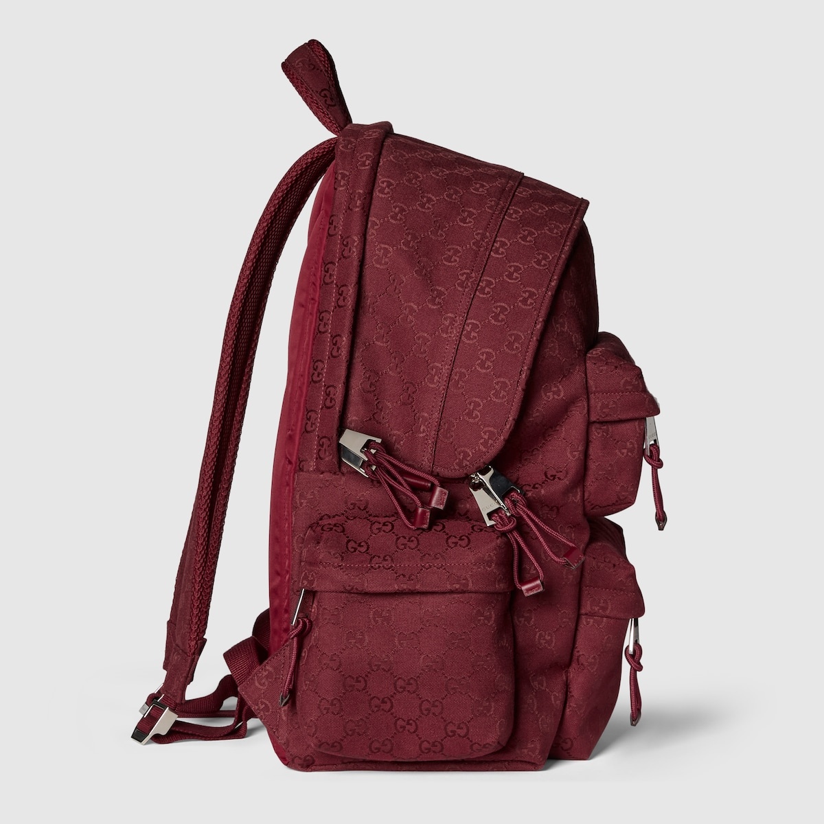 Large backpack with Gucci logo - 5