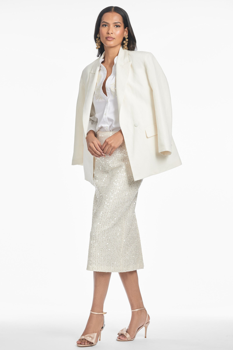 NIKITA BLAZER - ALABASTER 1