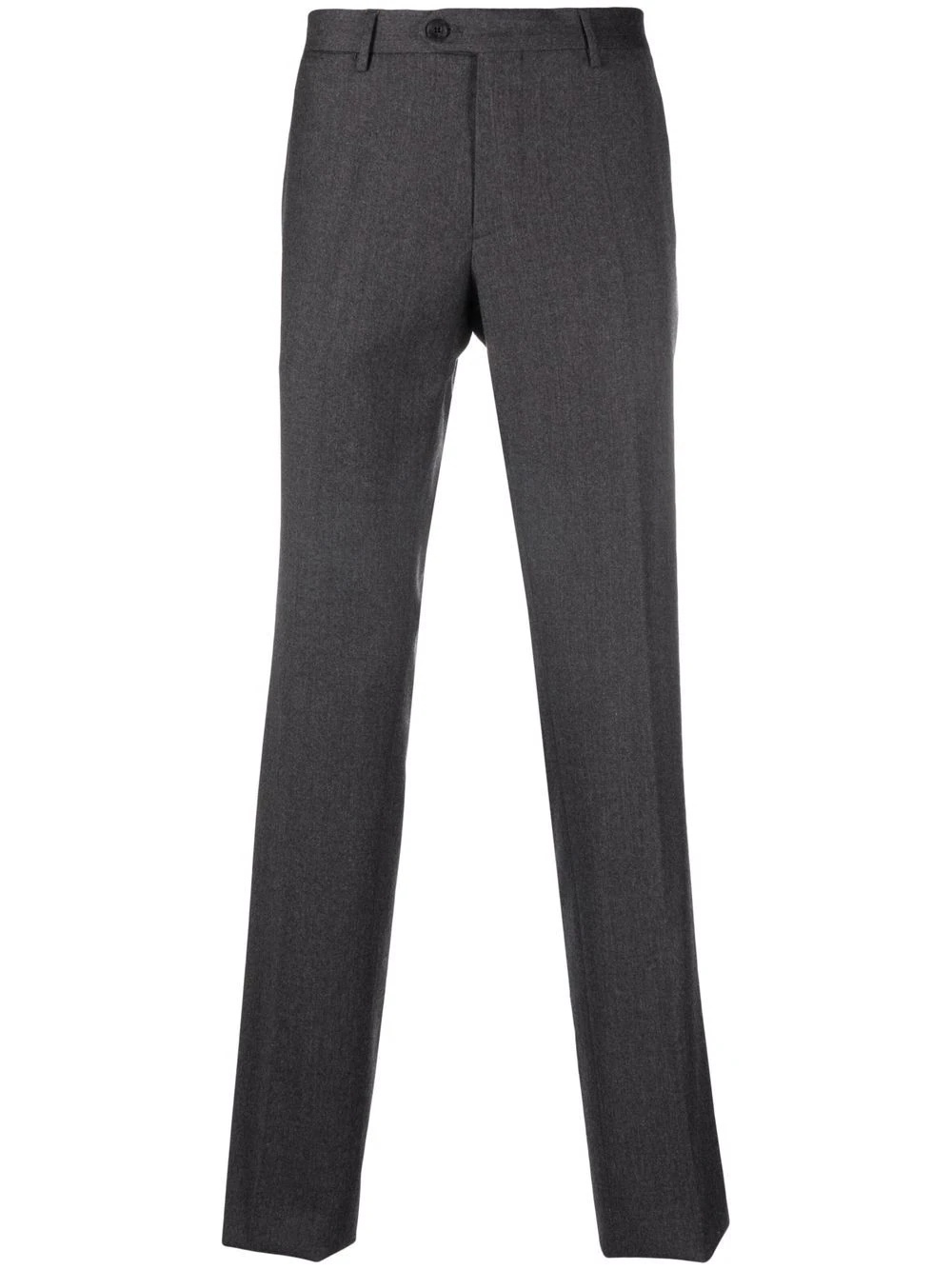 straight-leg wool trousers - 1