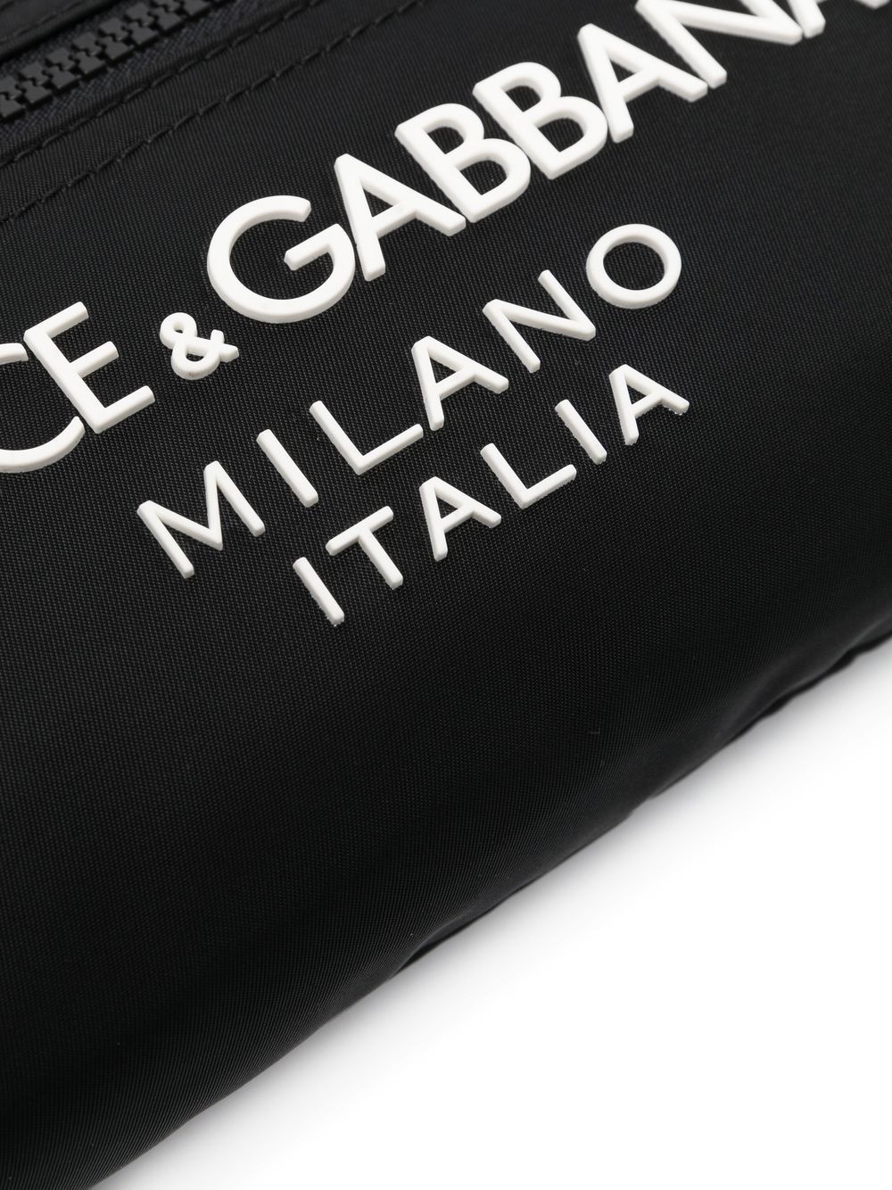 embossed-logo belt bag - 4