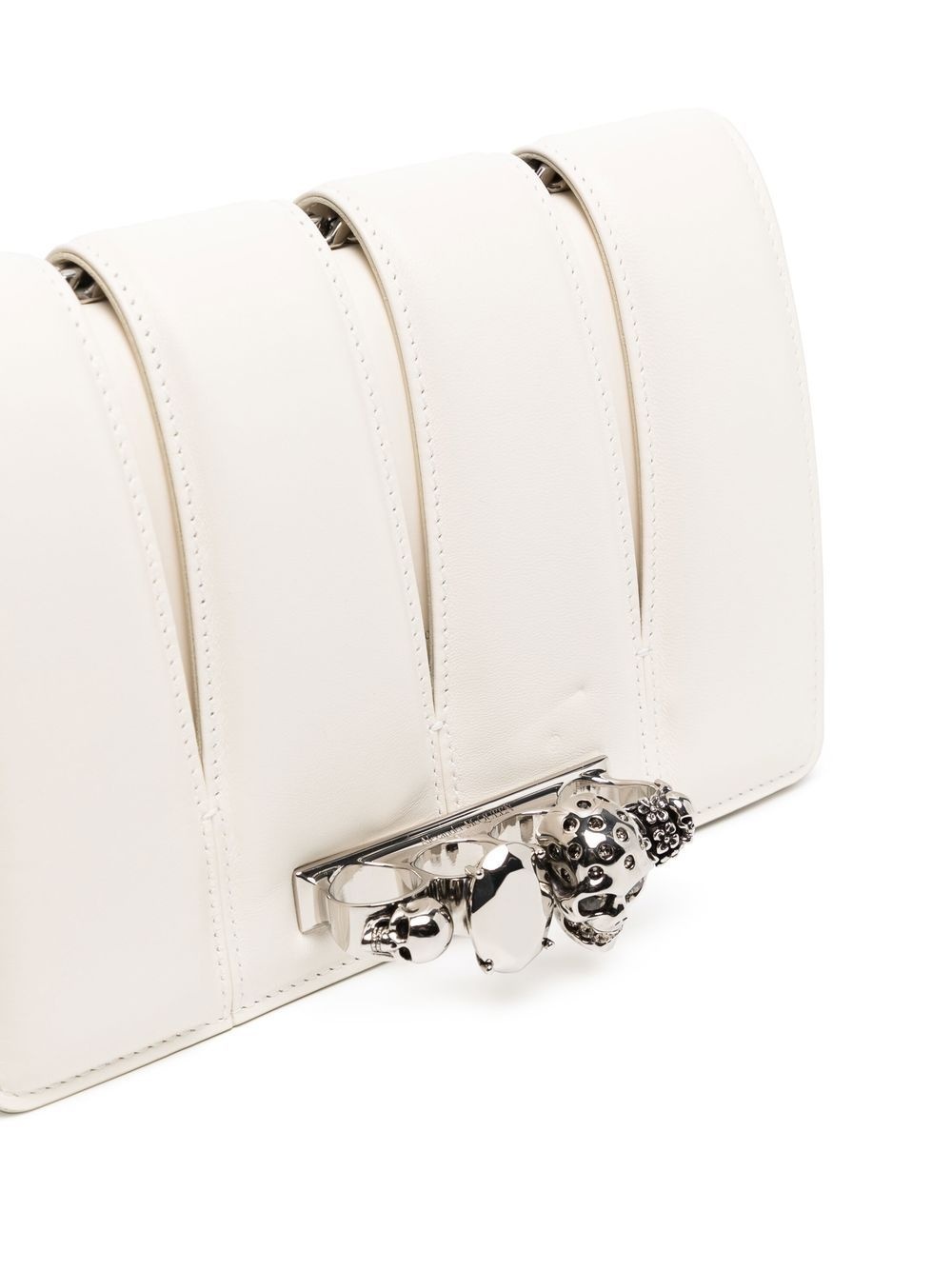 Slash stud-detailing chain-link bag - 4