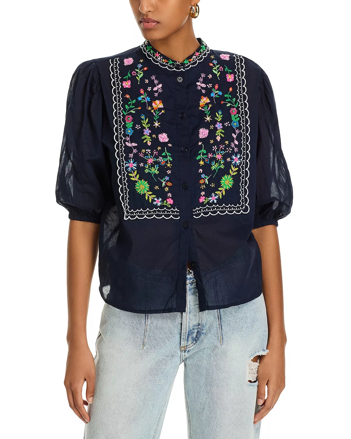 Embroidered Top - 1