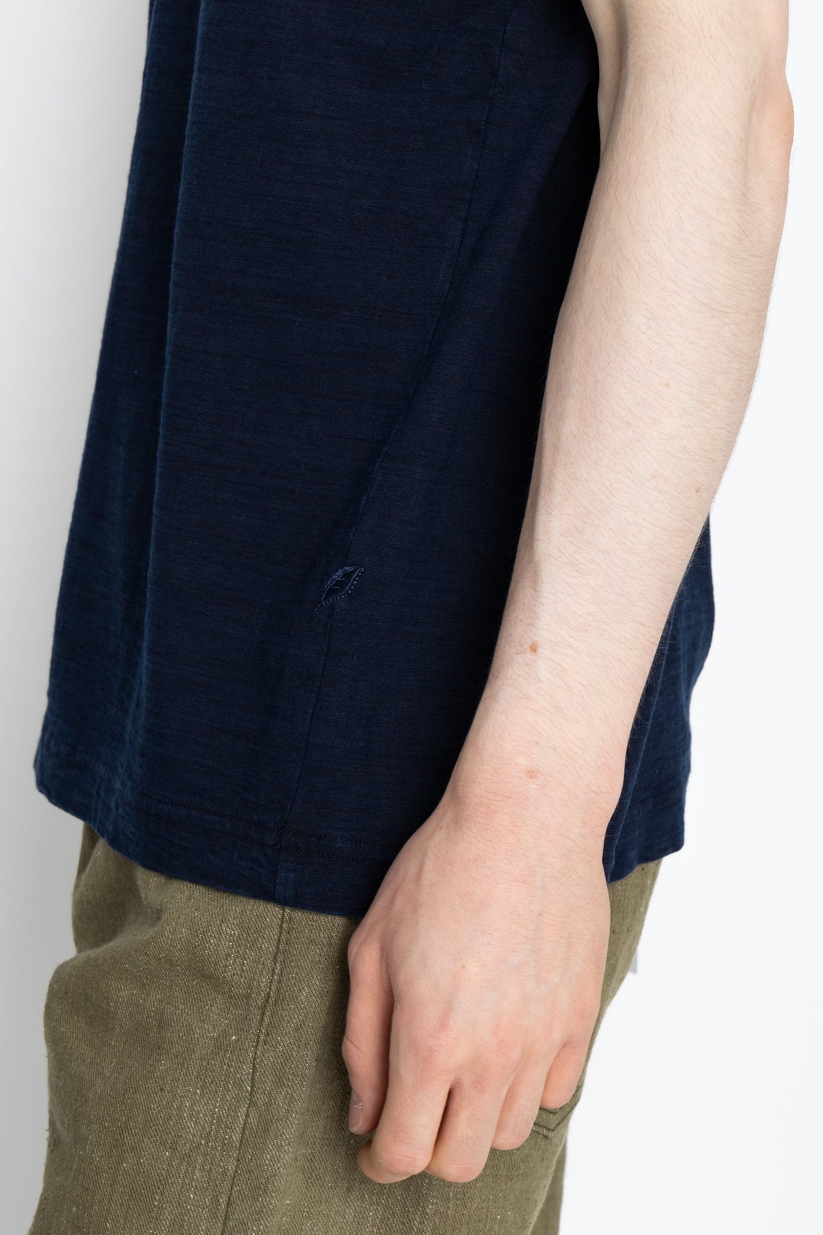 Natural Indigo Hand Dyed T-shirt - 7