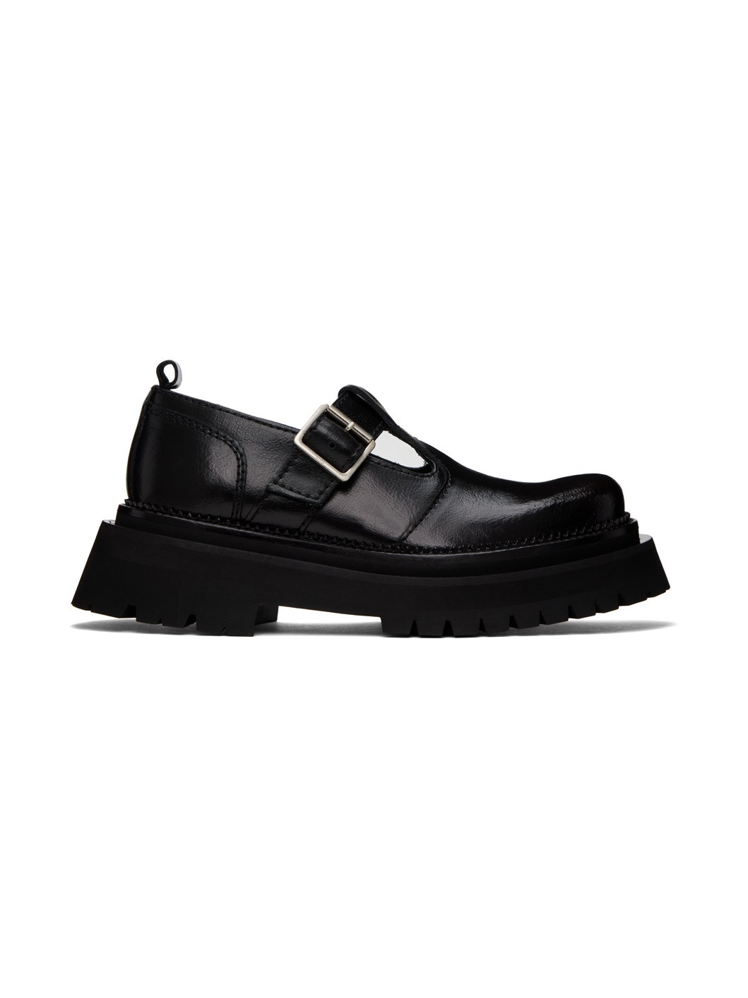 Black Round Toe Loafers