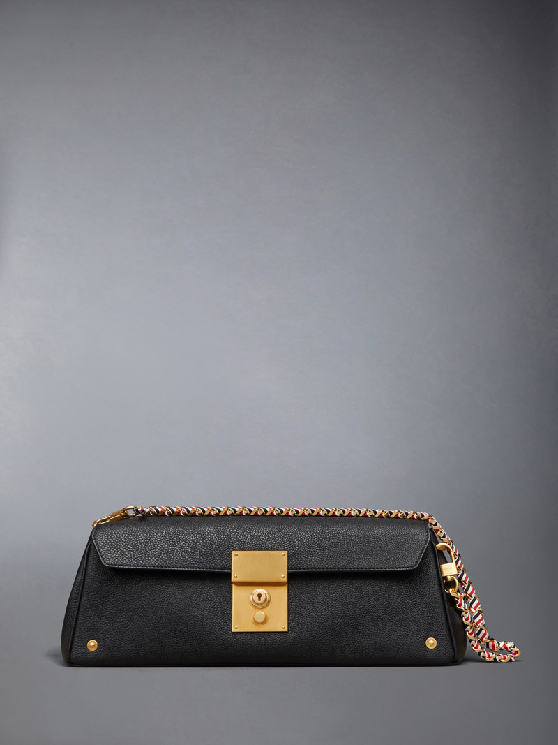 Soft Pebble Grain Mrs. Thom Baguette Clutch 1