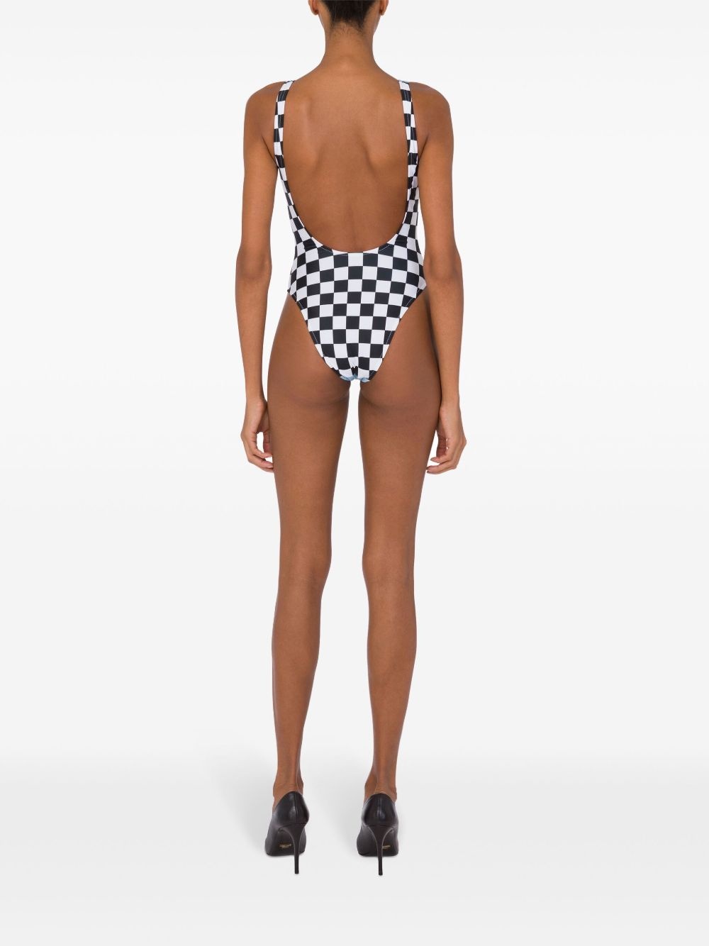 cloud-print swimsuit - 4